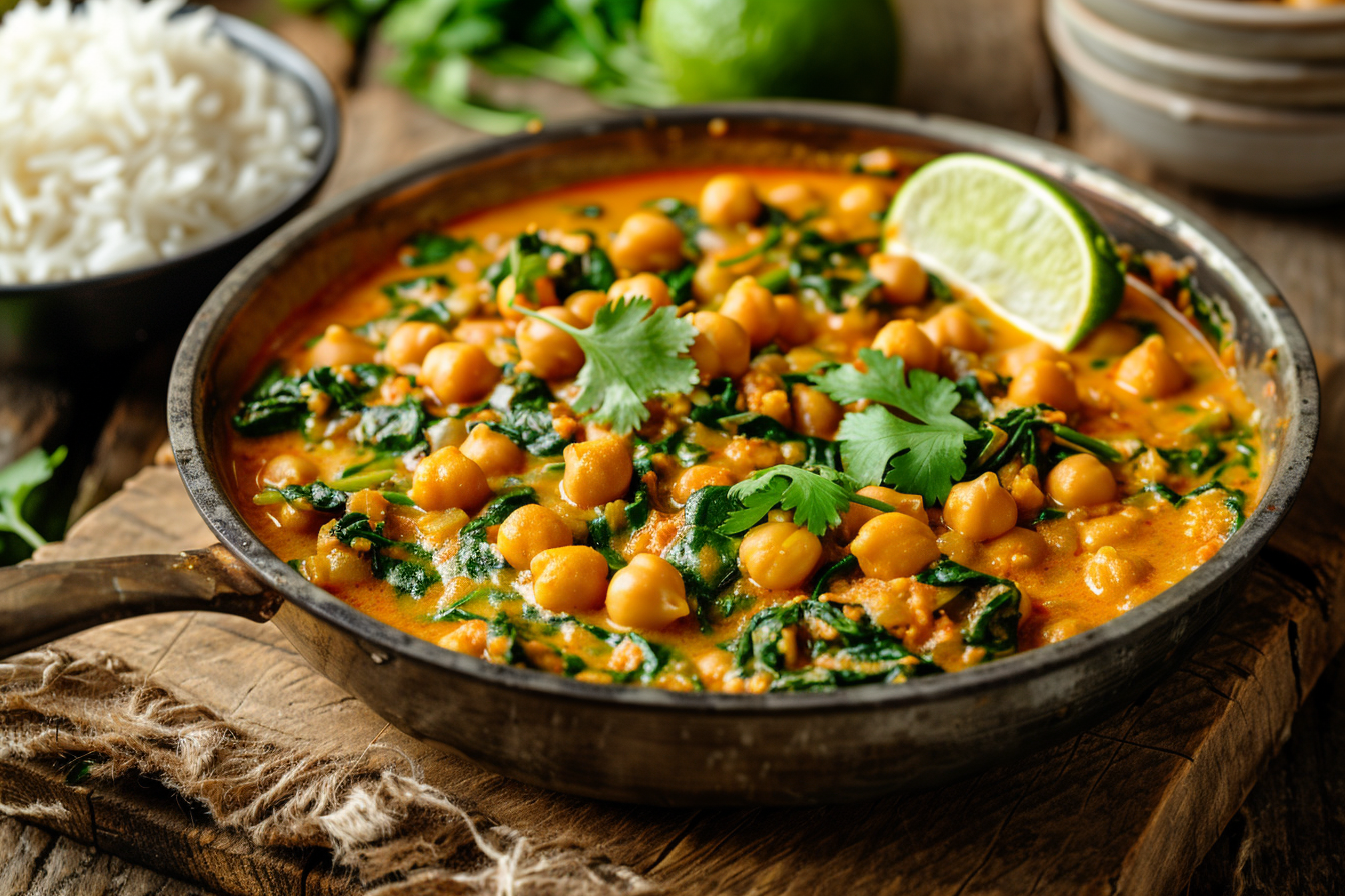 Die Curry-Matrix – fertig angerichtet und serviert
