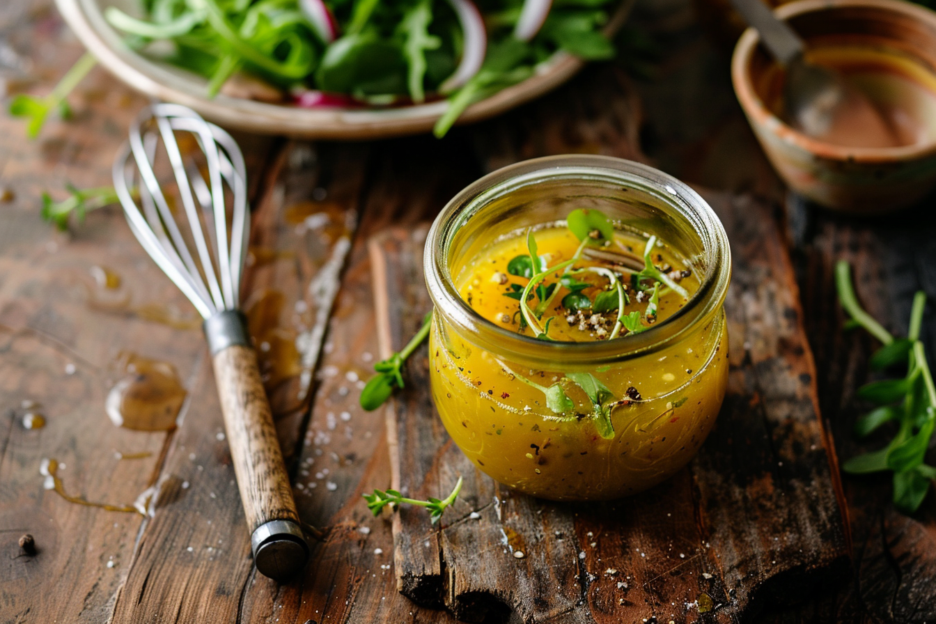 Die Vinaigrette-Formel – fertig angerichtet