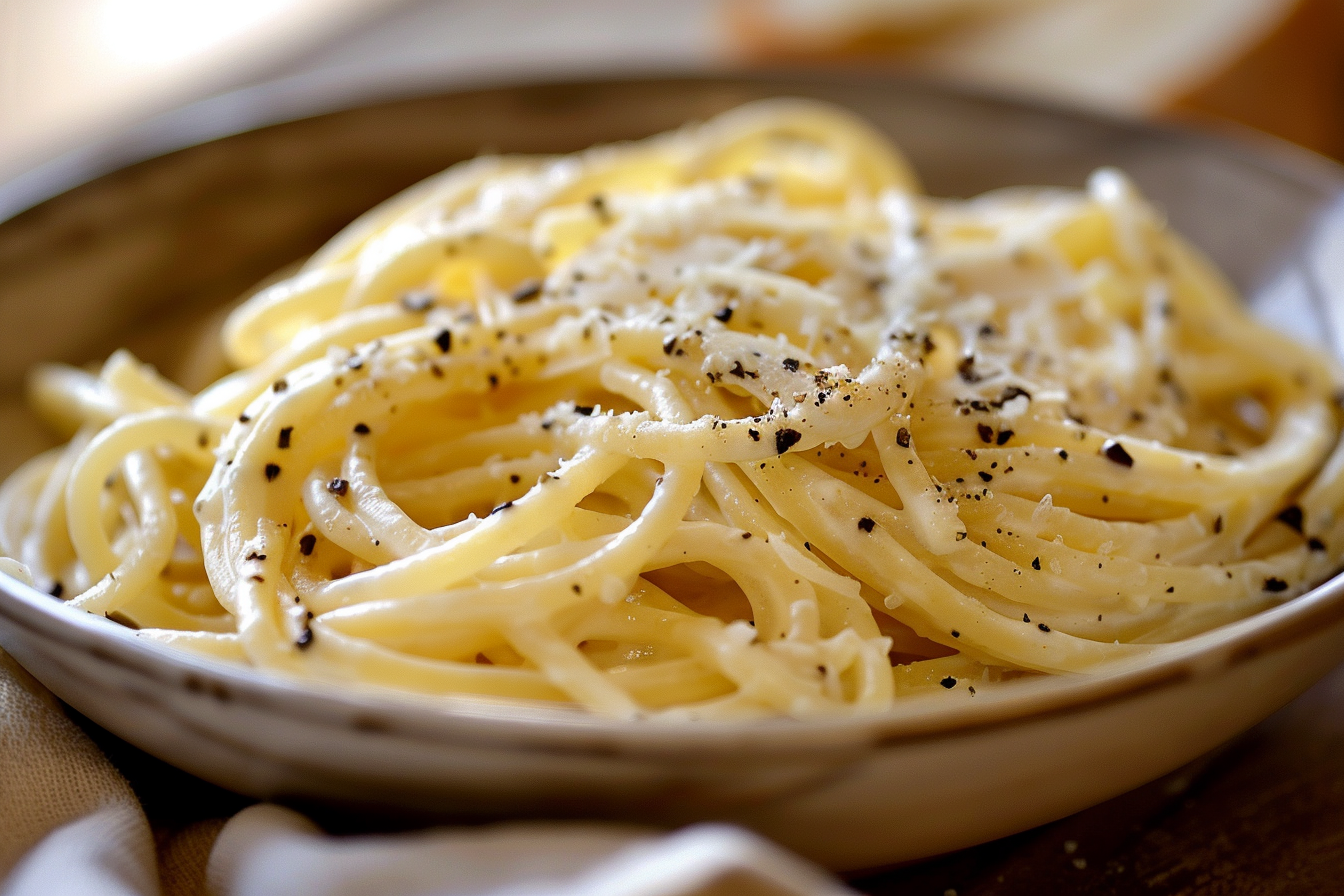 Cacio e Pepe – fertig angerichtet