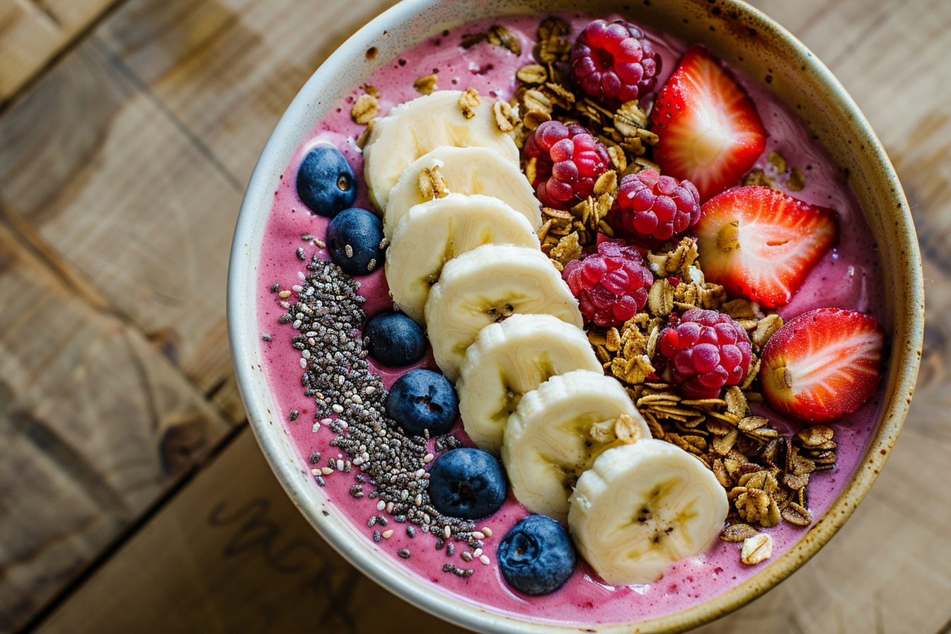 Smoothie Bowl – fertig angerichtet