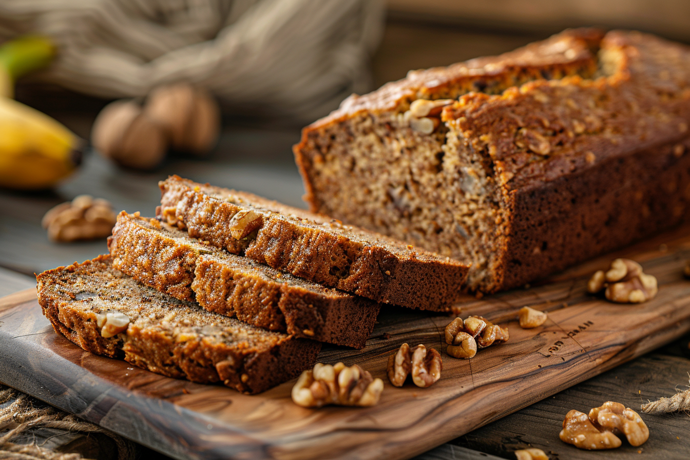 Bananenbrot – fertig angerichtet