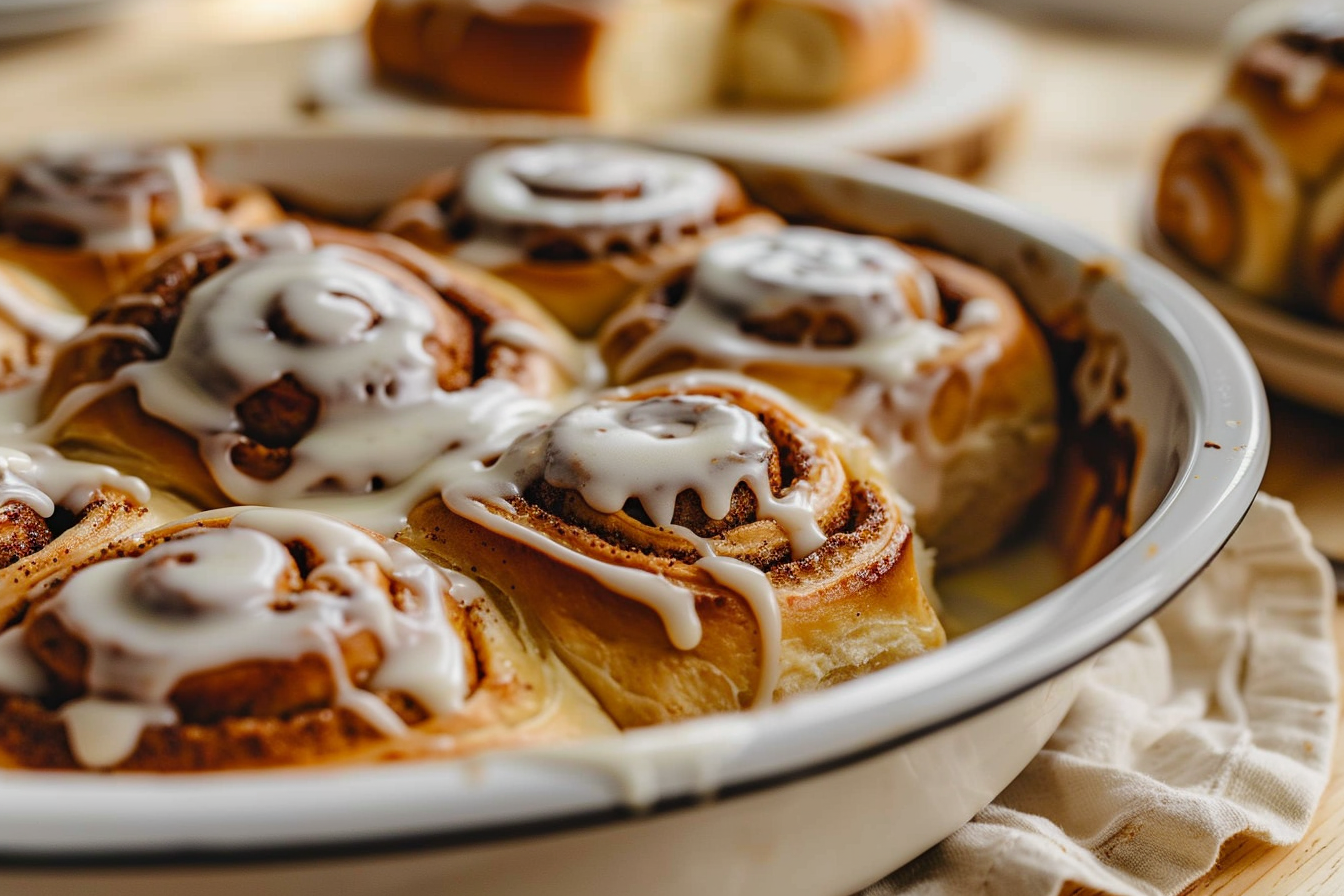 Cinnamon Rolls – fertig angerichtet