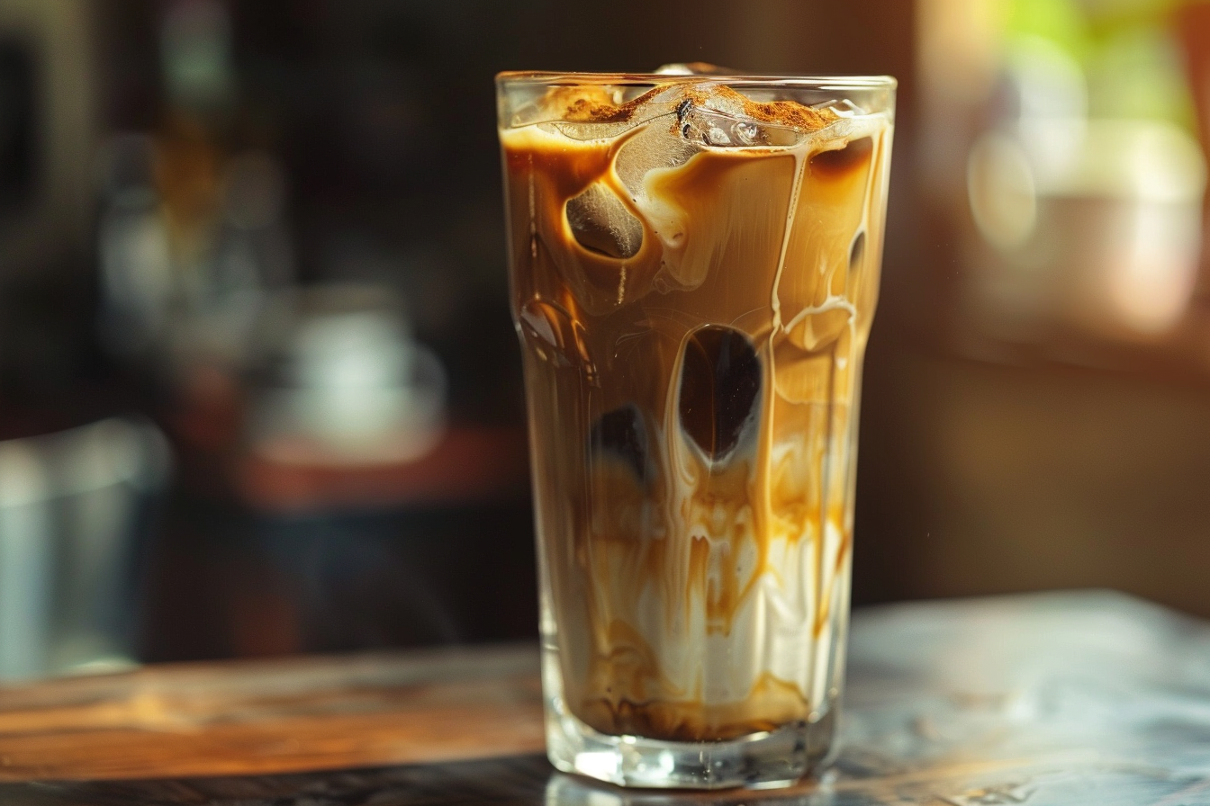 Iced Coffee – fertig angerichtet und serviert