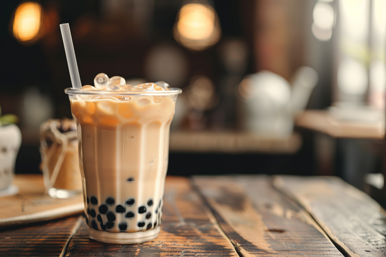Bubble Tea – fertig angerichtet und serviert