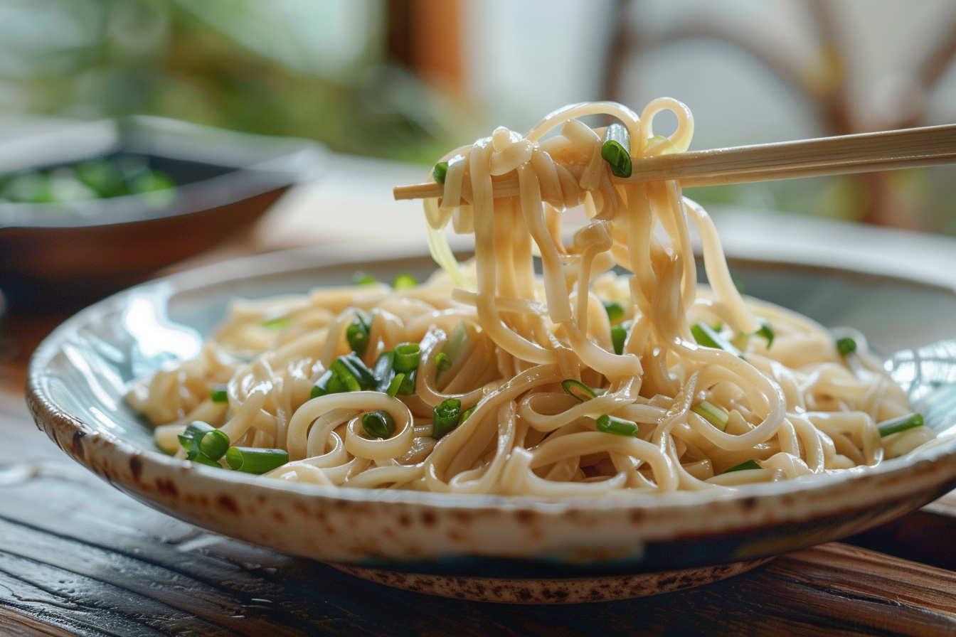 Longevity Noodles – fertig angerichtet und serviert