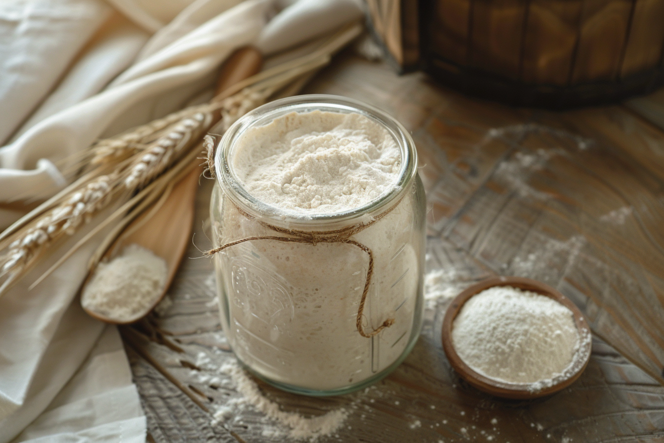 Sauerteig-Ansatz – fertig angerichtet