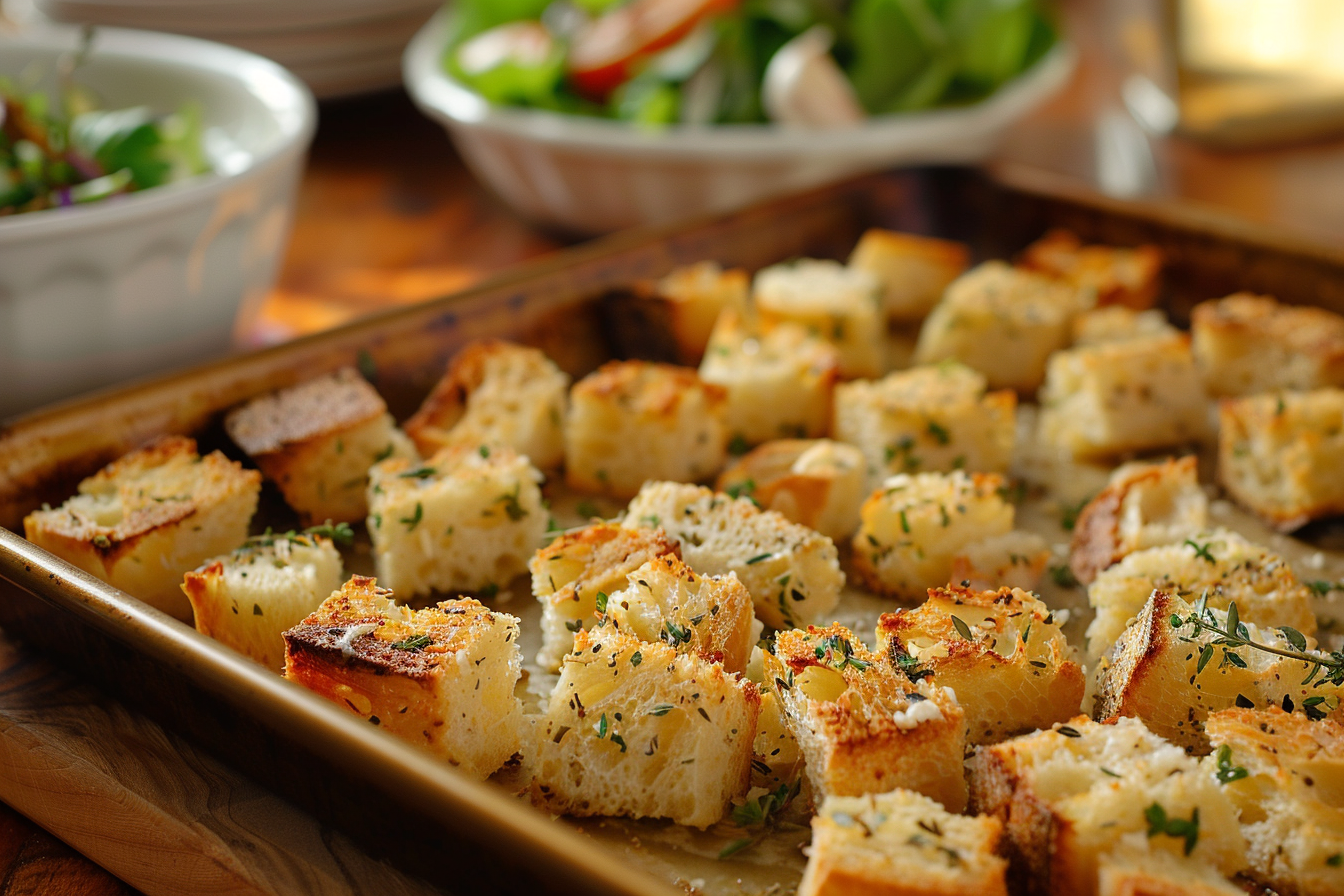 Croutons-Baukasten – fertig angerichtet