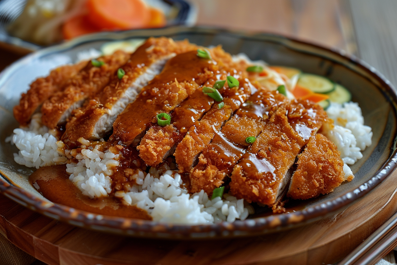 Chicken Katsu Curry – fertig angerichtet