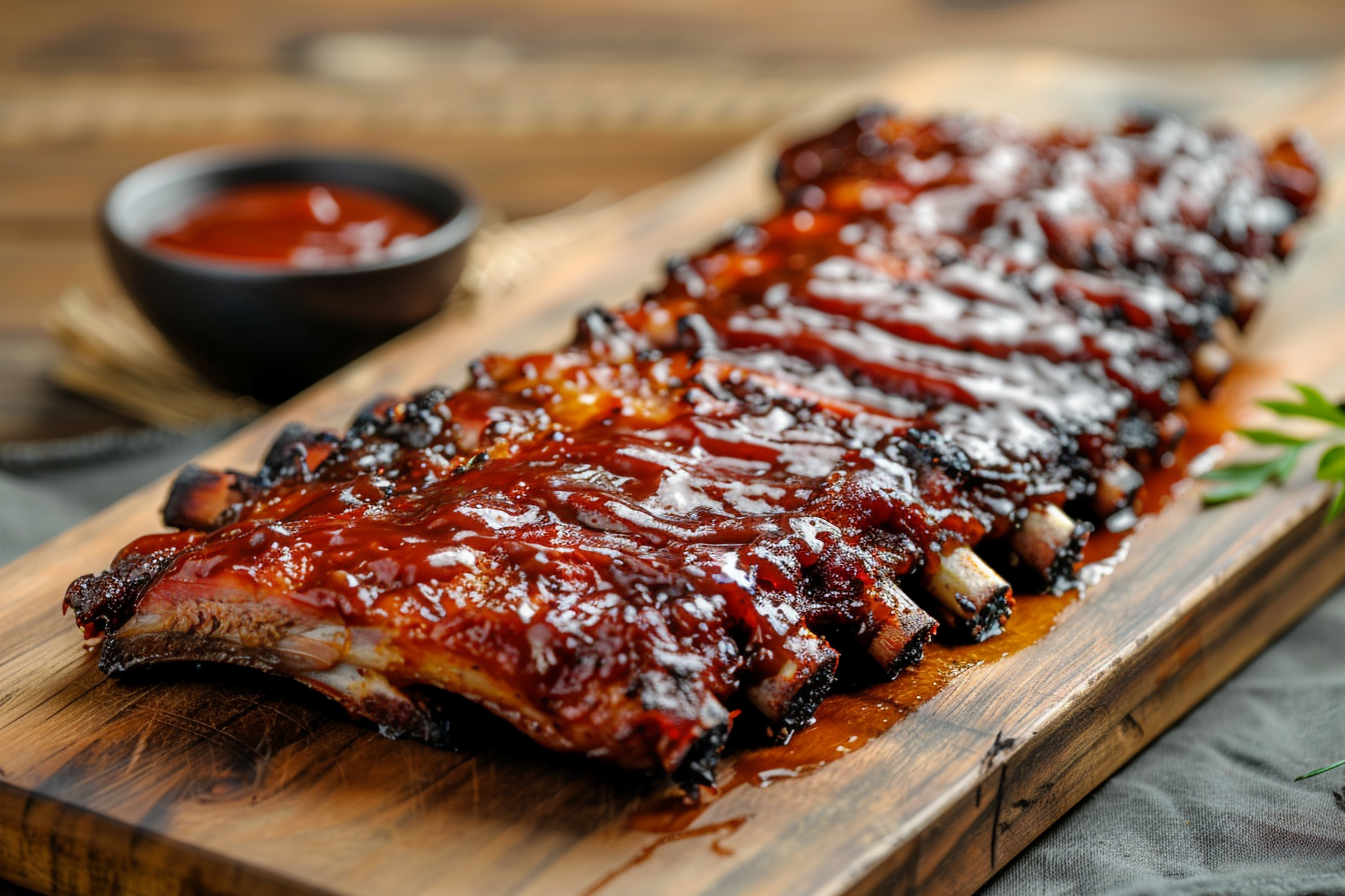 BBQ Spareribs – fertig angerichtet