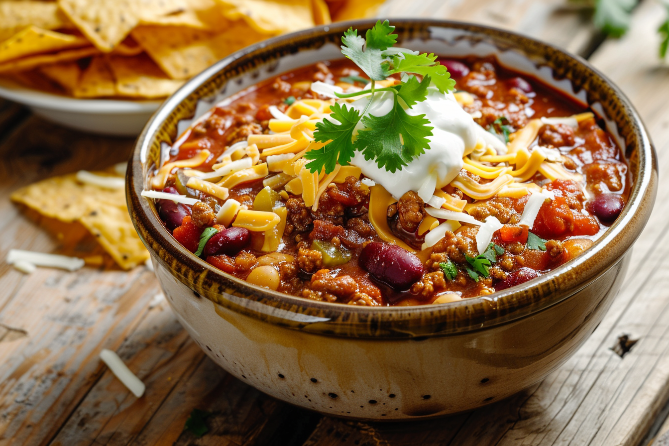 Chili con Carne – fertig angerichtet