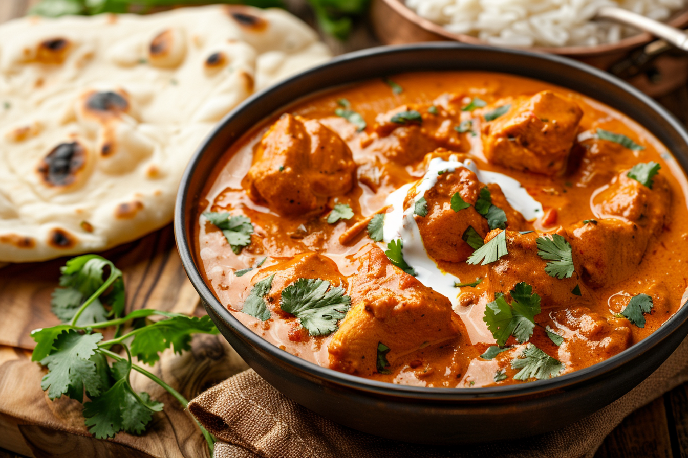 Butter Chicken (Murgh Makhani) – fertig angerichtet