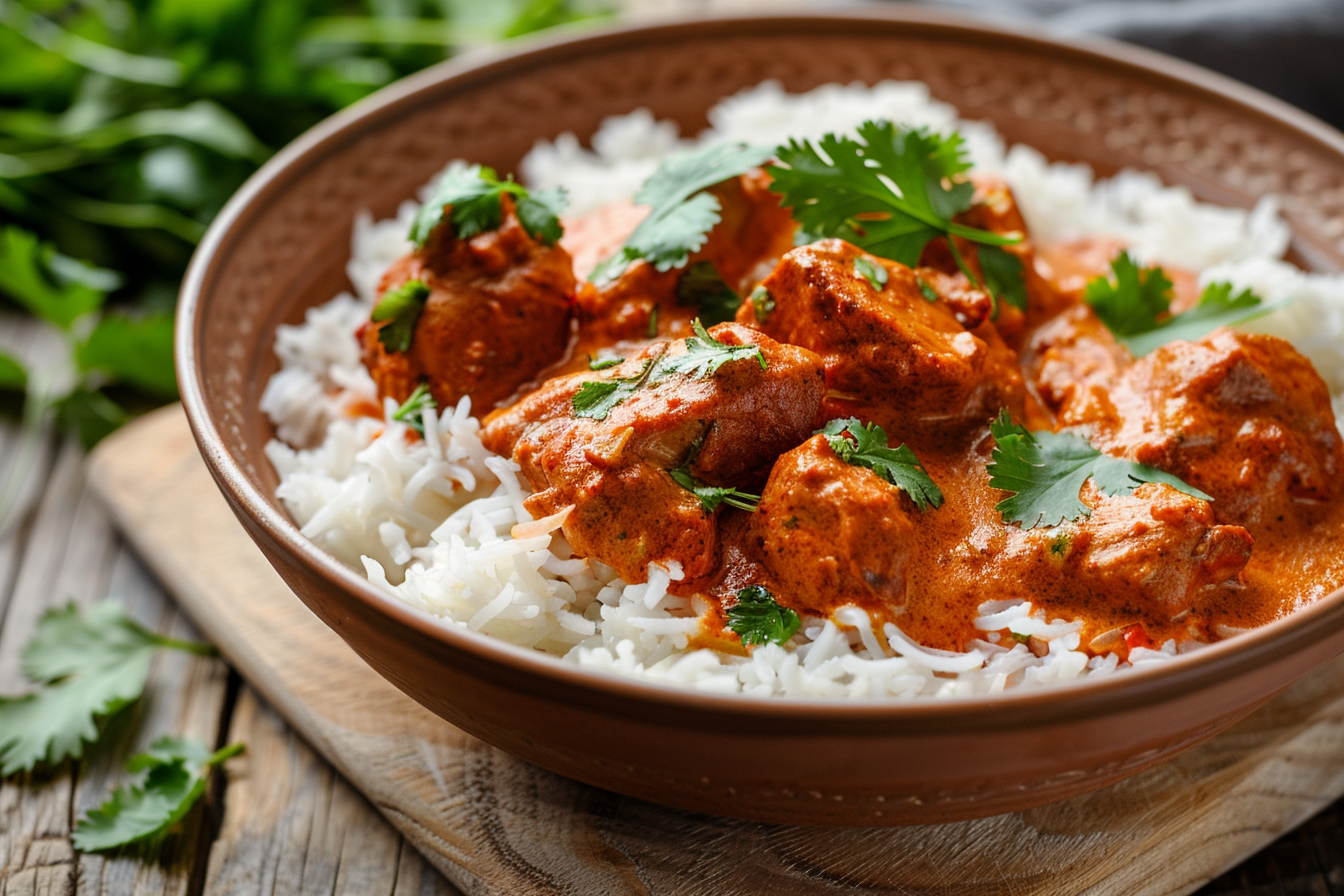 Chicken Tikka Masala – fertig angerichtet