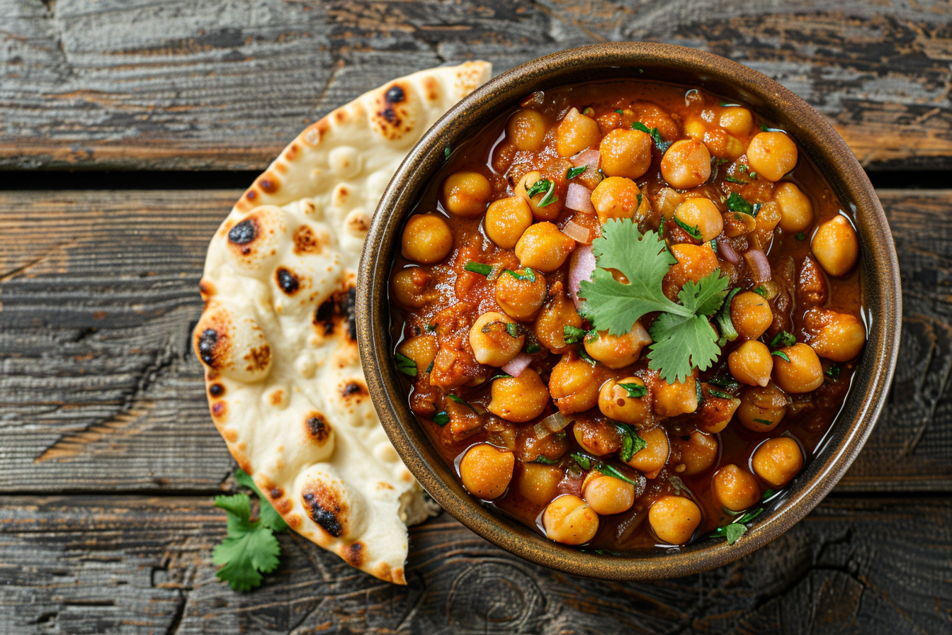 Chana Masala – fertig angerichtet