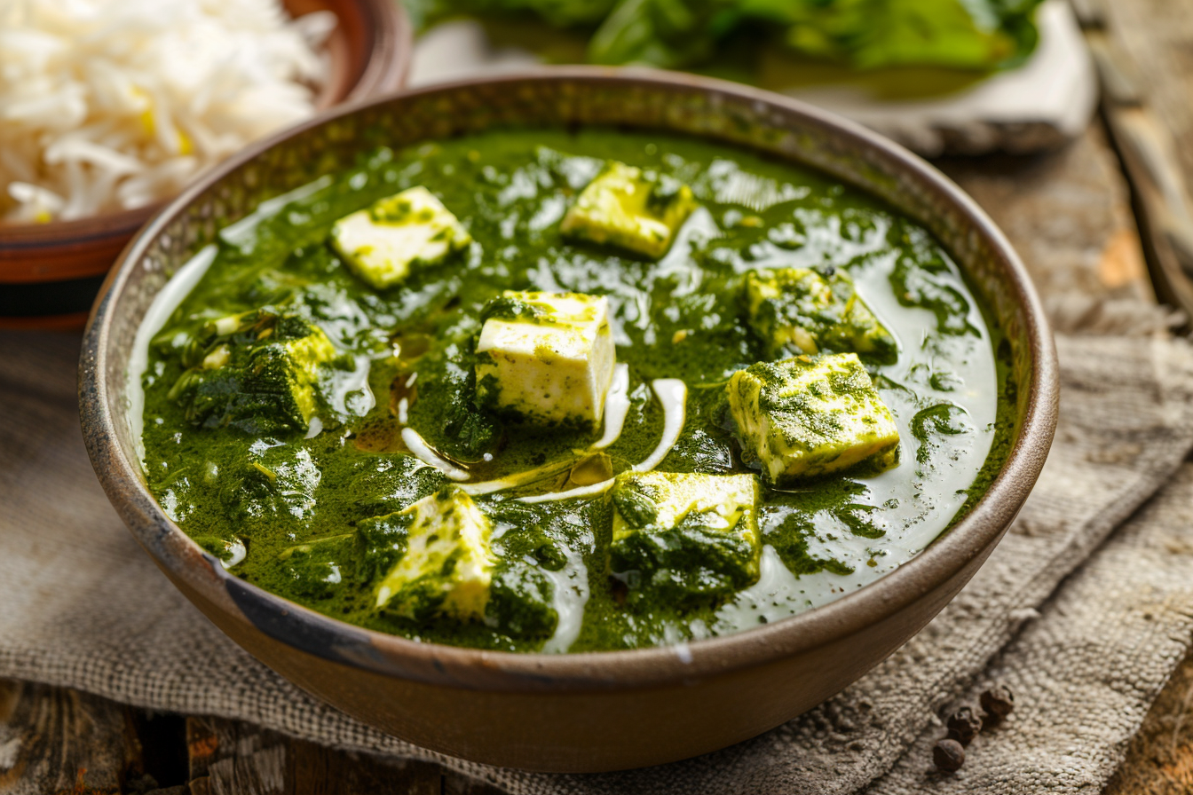 Palak Paneer – fertig angerichtet