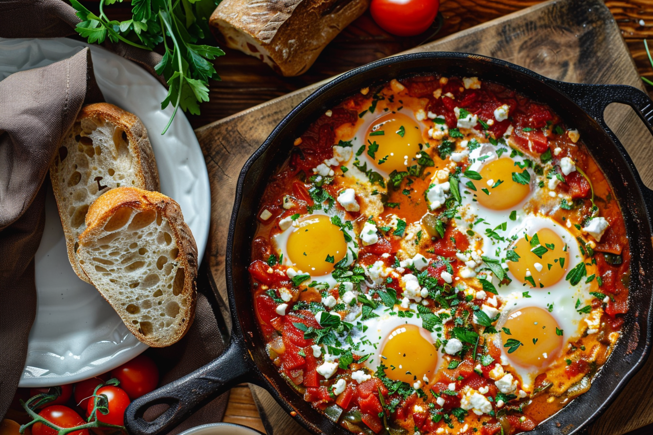 Shakshuka – fertig angerichtet