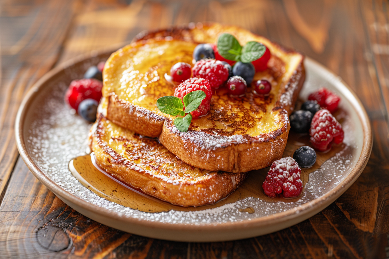 French Toast – fertig angerichtet und serviert